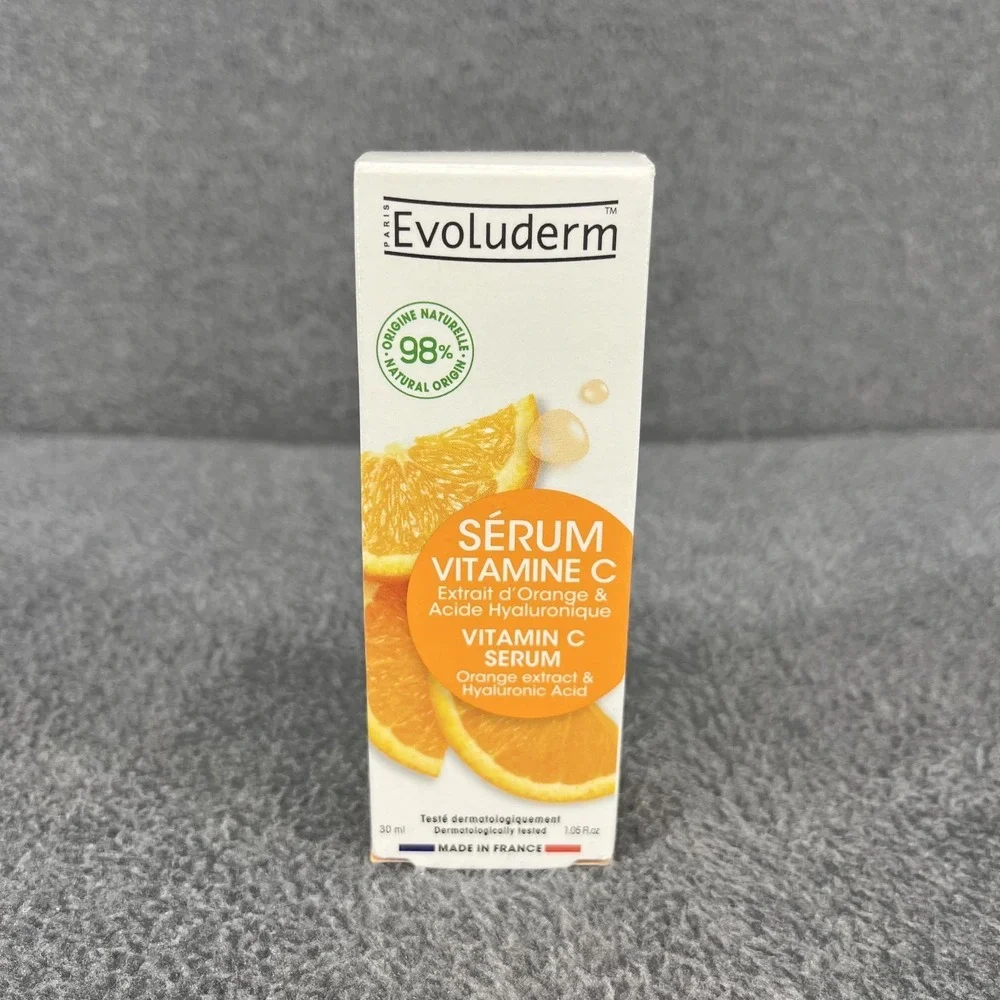 Evoluderm Vitamin C Serum Energizing‎ & Antioxidant orange extract 1.05 oz